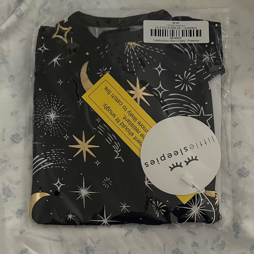 Little Sleepies Celebration Star Zippy